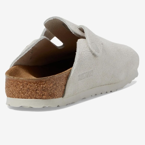 Birkenstock Boston Soft Footbed Suede Clog Sandals 38/7 - Picture 4 of 16